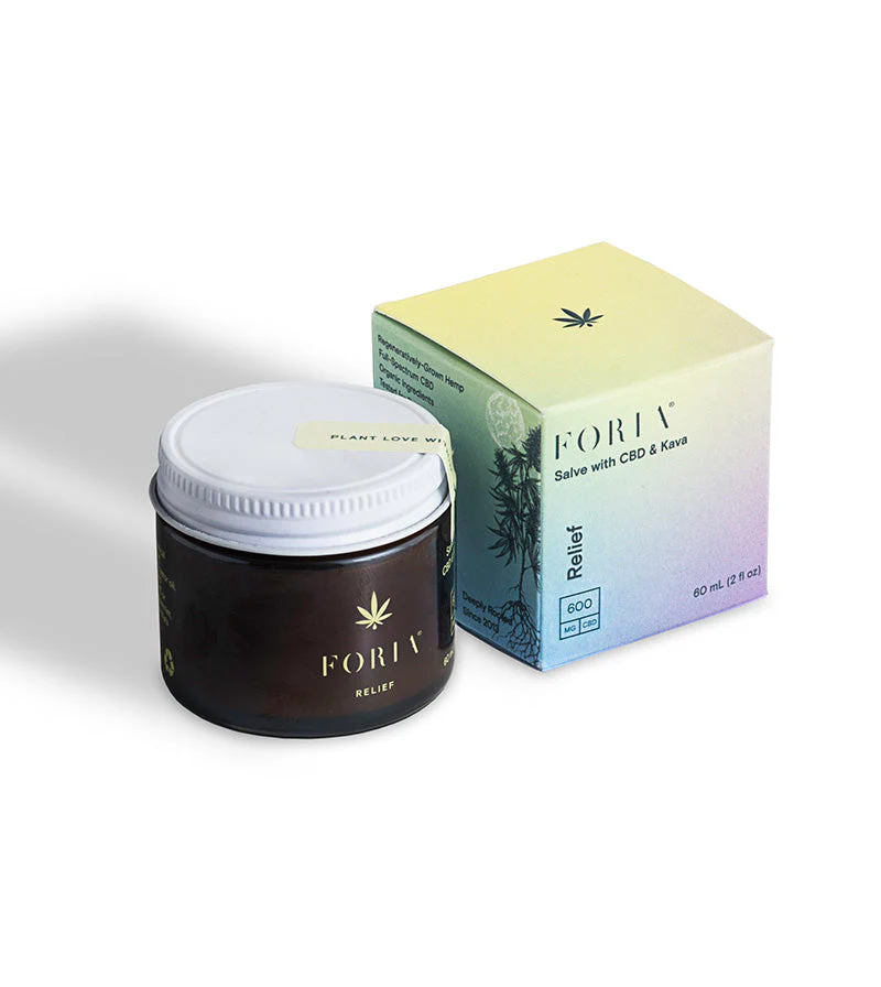 Relief Salve with CBD & Kava - Marketing