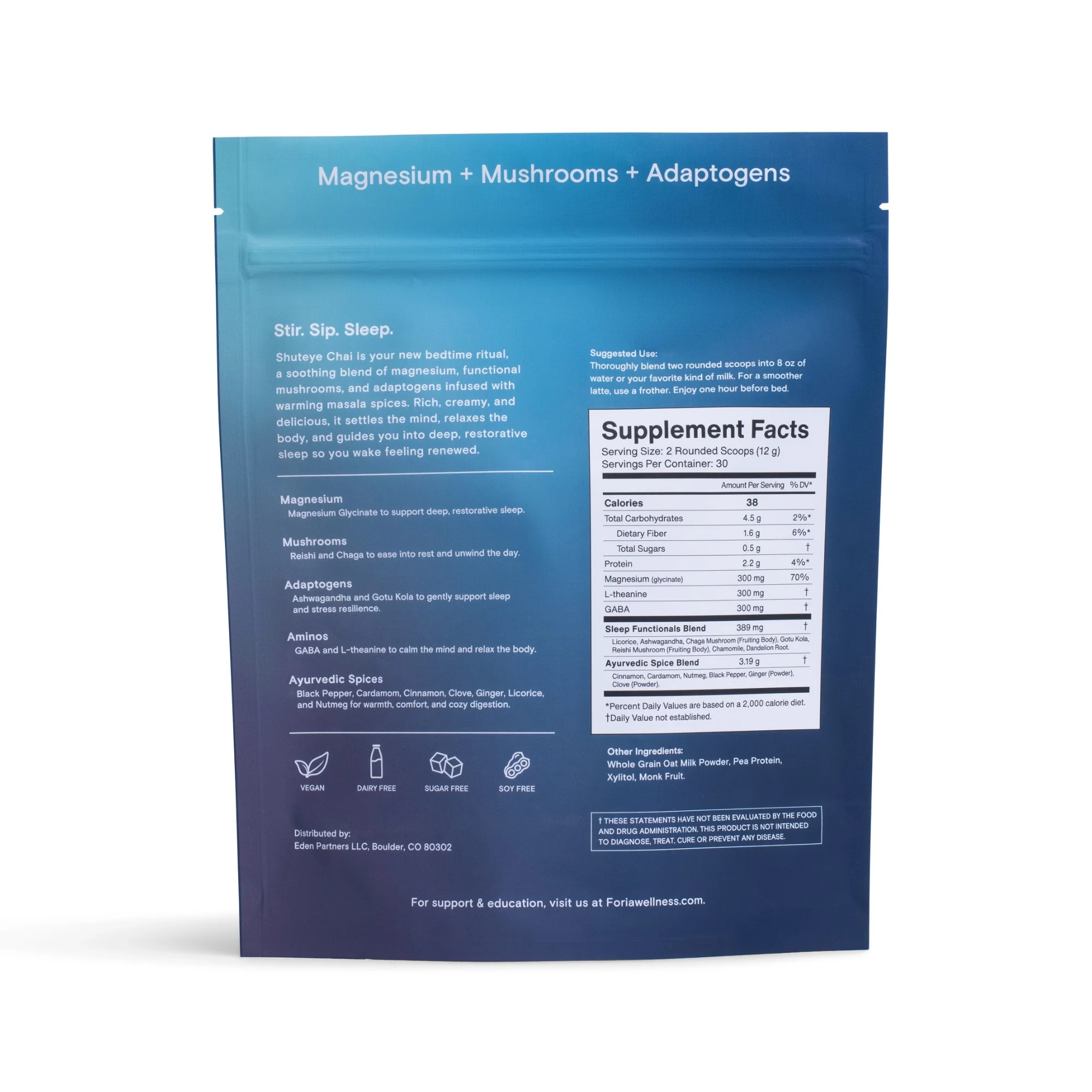 Shuteye Chai - Magnesium Mushroom Latte - Image 9
